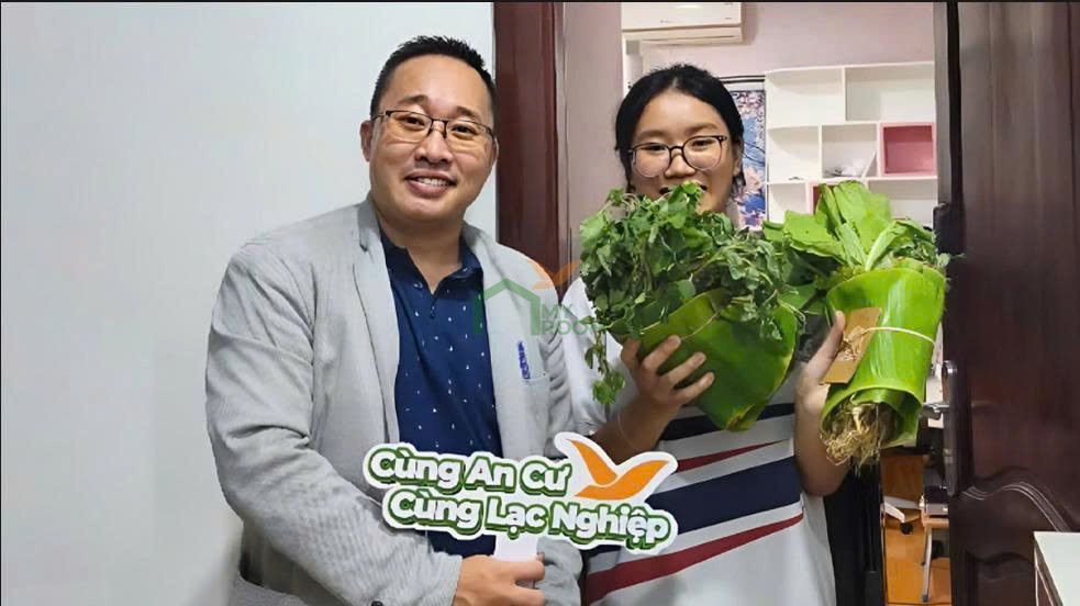 Tặng Rau Sạch Miễn Phí Cho Cư Dân Thuê Căn Hộ