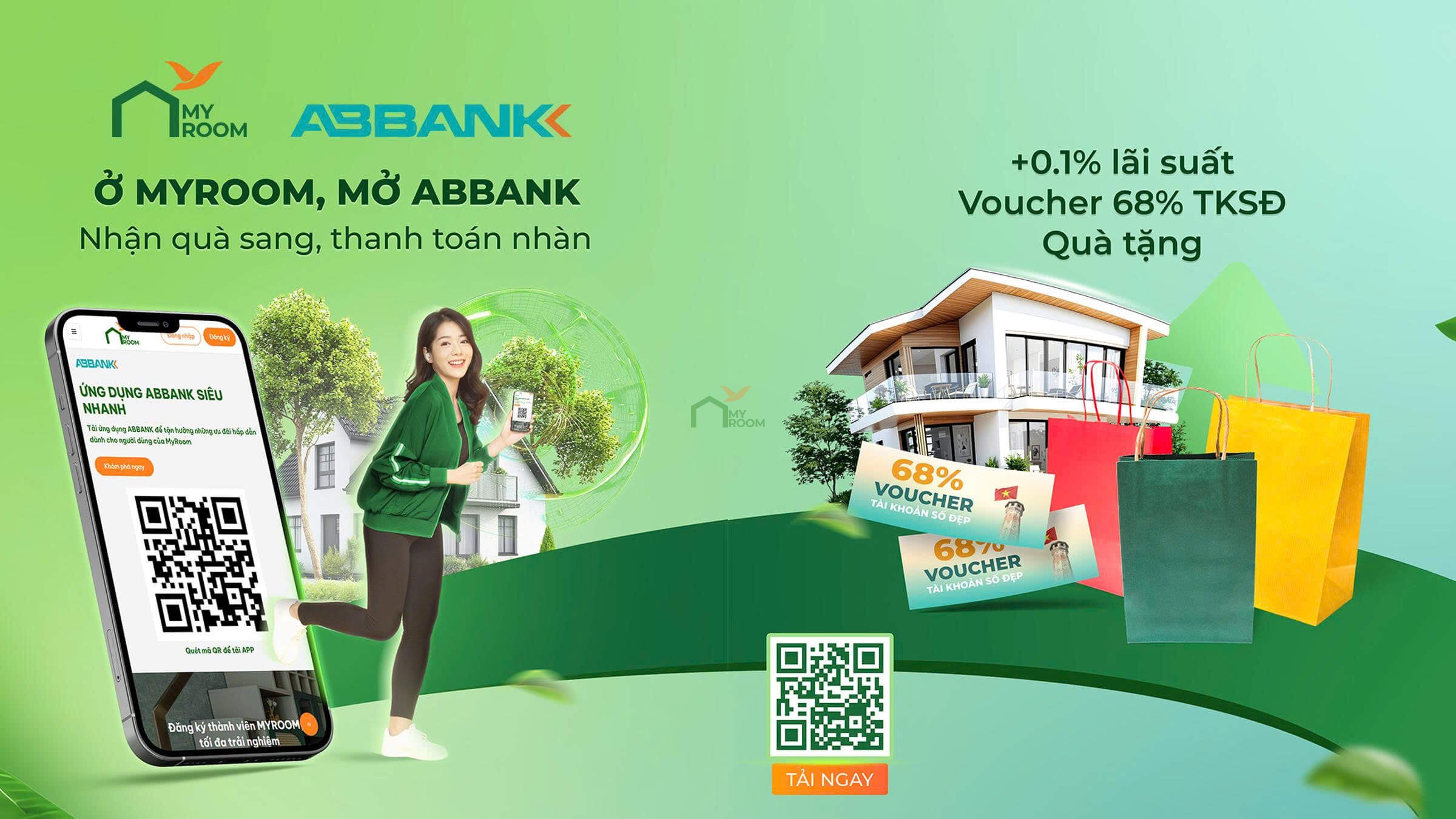 MyRoom x ABBANK: Ưu đãi HOT cho cư dân mở tài khoản!
